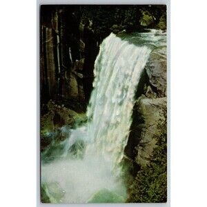 Postcard California Yosemite National Park Vernal Falls Mist Trail Merced River